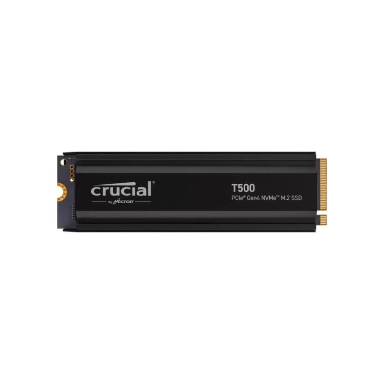 Накопичувач SSD M.2 2280 1TB T500 heatsink Micron (CT1000T500SSD5) ціна 8 258грн - фотографія 2