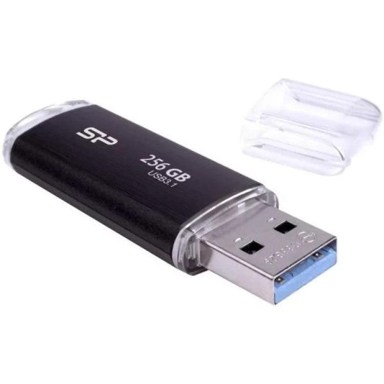 в продажу USB флеш накопичувач Silicon Power 256GB Blaze b02 Black USB 3.0 (SP256GBUF3B02V1K) - фото 3