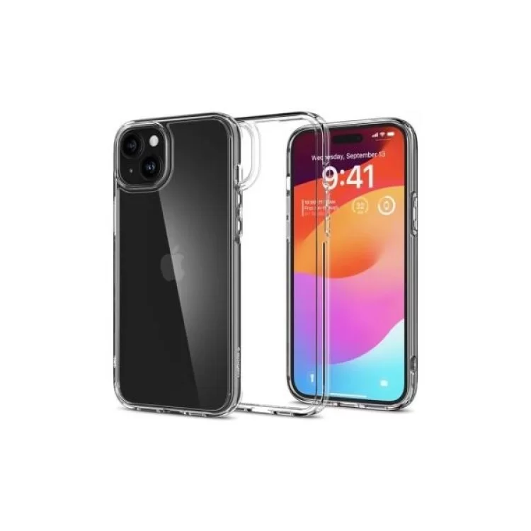 Чохол до мобільного телефона Spigen Apple iPhone 15 Plus Crystal Hybrid Crystal Clear (ACS06459) ціна 1 794грн - фотографія 2