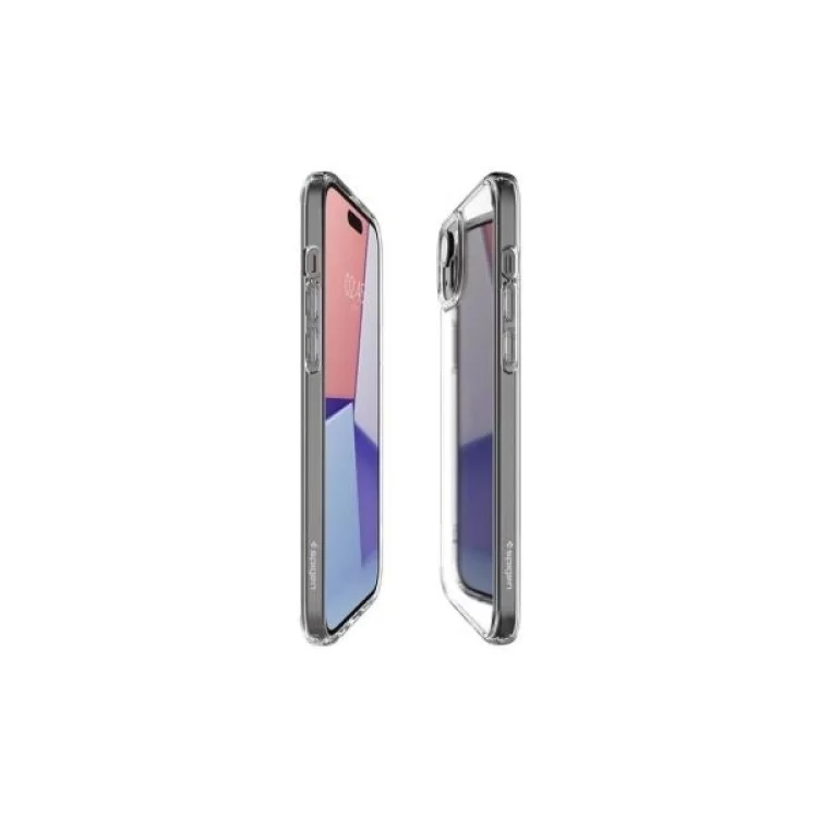 продаємо Чохол до мобільного телефона Spigen Apple iPhone 15 Plus Crystal Hybrid Crystal Clear (ACS06459) в Україні - фото 4