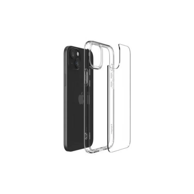 Чохол до мобільного телефона Spigen Apple iPhone 15 Plus Crystal Hybrid Crystal Clear (ACS06459) відгуки - зображення 5