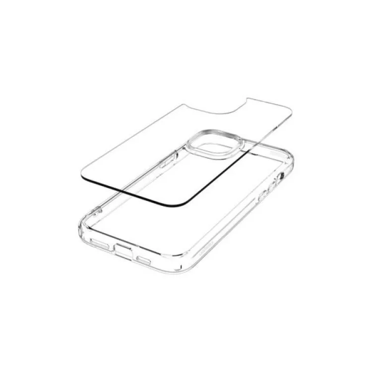 Чохол до мобільного телефона Spigen Apple iPhone 15 Plus Crystal Hybrid Crystal Clear (ACS06459) характеристики - фотографія 7