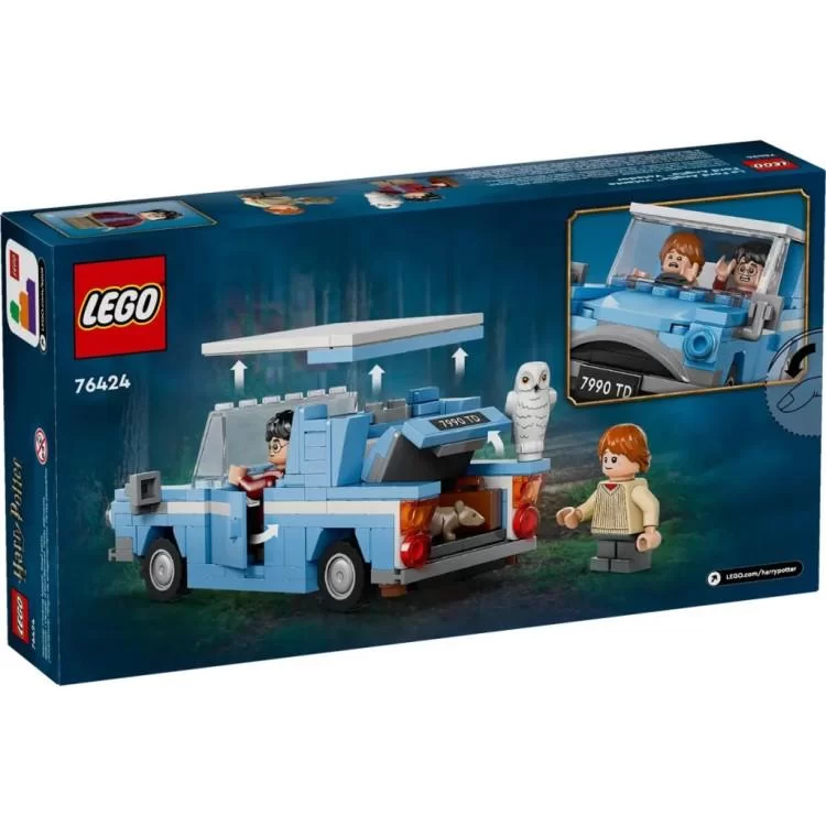 Конструктор LEGO Harry Potter Літаючий Ford Anglia 165 деталей (76424) ціна 823грн - фотографія 2