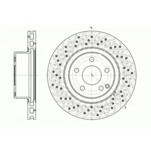 Гальмівний диск REMSA 6817.10