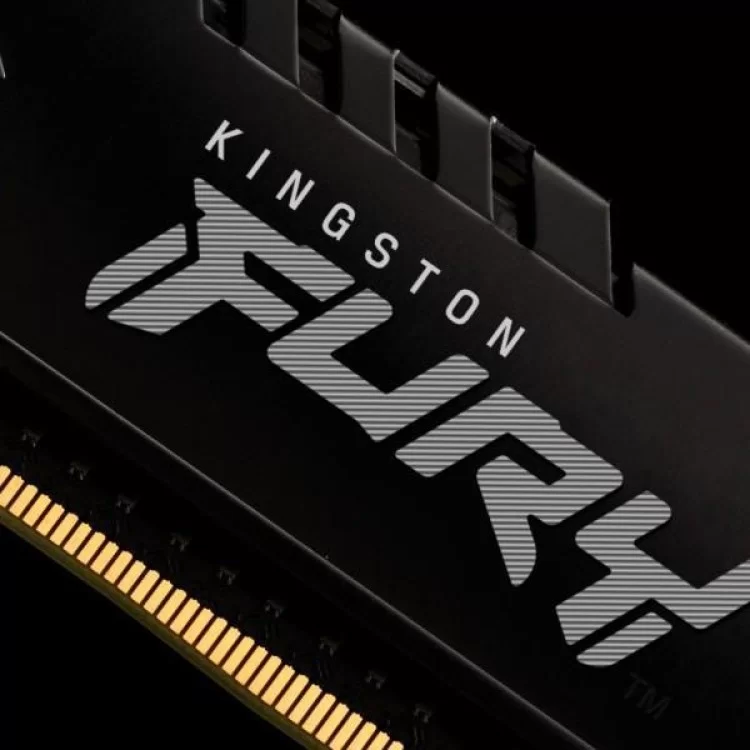 Модуль пам'яті для комп'ютера DDR4 16GB (2x8GB) 2666 MHz Fury Beast Black Kingston Fury (ex.HyperX) (KF426C16BBK2/16) інструкція - картинка 6