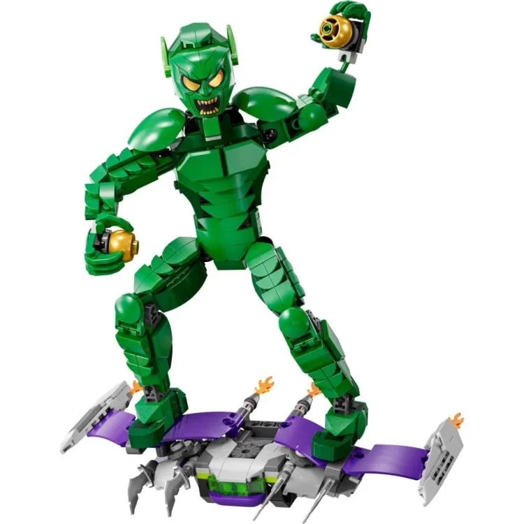 Конструктор LEGO Marvel Фигурка Зеленого гоблина для сборки 471 деталь (76284) цена 2 090грн - фотография 2