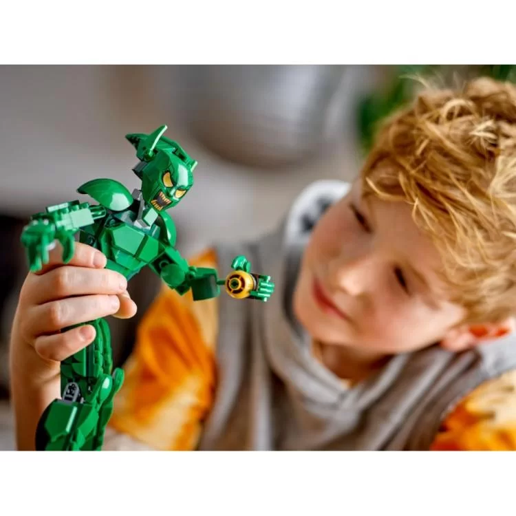 Конструктор LEGO Marvel Фигурка Зеленого гоблина для сборки 471 деталь (76284) обзор - фото 8