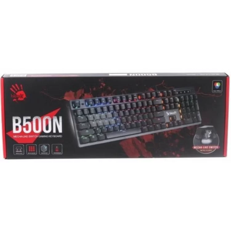 Клавиатура A4Tech Bloody B500N Grey отзывы - изображение 5