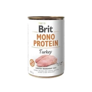 Консерви для собак Brit Mono Protein з індичкою 400 г (8595602525393)