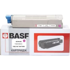 Тонер-картридж BASF OKI MC760/770/780/ 45396302 Magenta (KT-45396302)