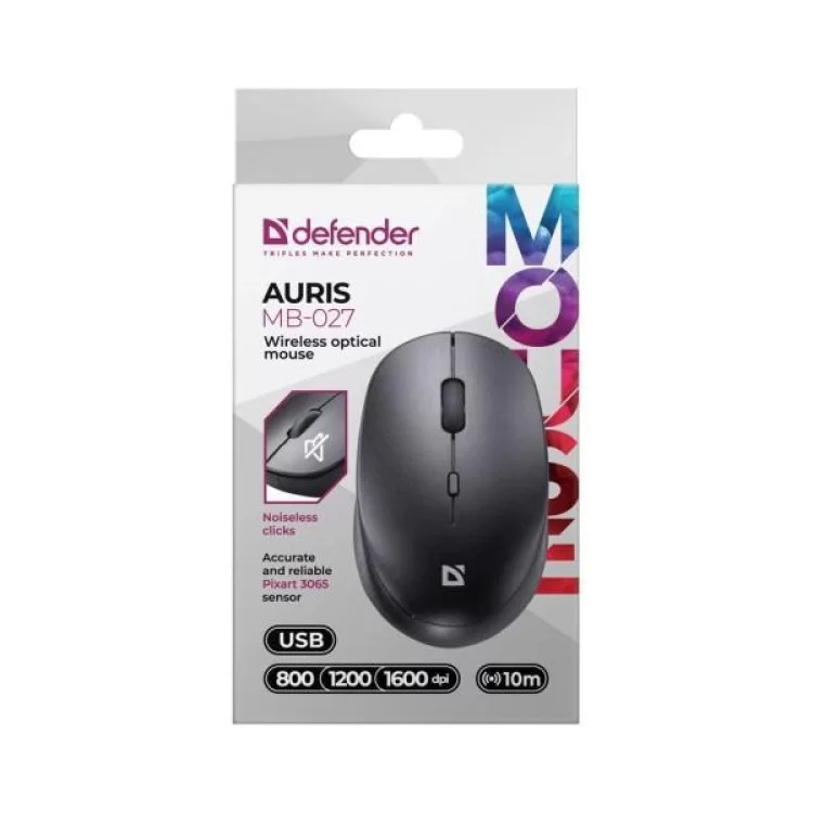Мишка Defender Auris MB-027 Wireless Black (52027) інструкція - картинка 6