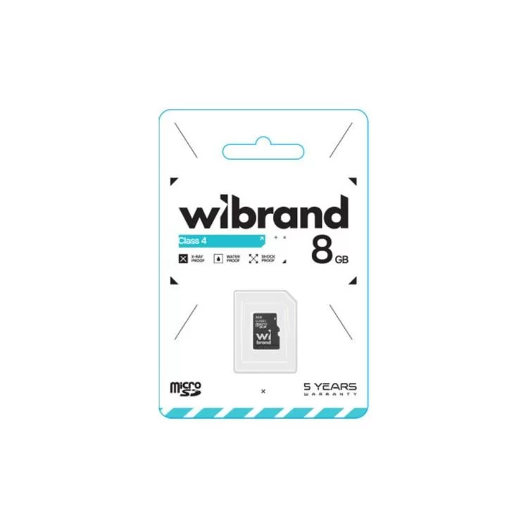 Карта пам'яті Wibrand 8GB mictoSD class 4 (WICDC4/8GB) ціна 170грн - фотографія 2