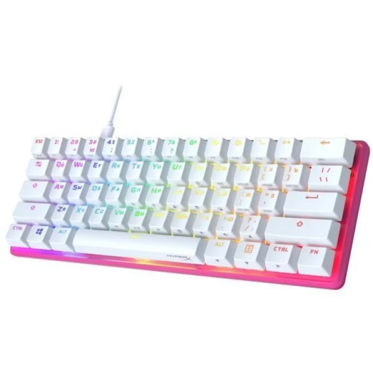 в продаже Клавиатура HyperX Alloy Origins 60 Pink (572Y6AA) - фото 3