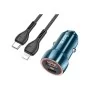 Зарядний пристрій HOCO Z46A set (C to iP) USB-A/Type-C Sapphire Blue (6931474770363)