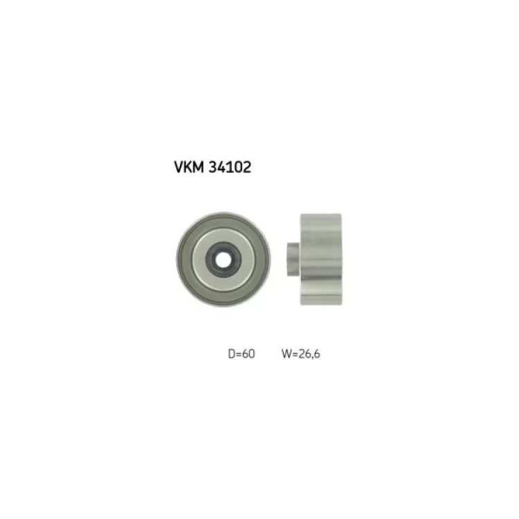 Ролик натягувача ременя SKF VKM 34102