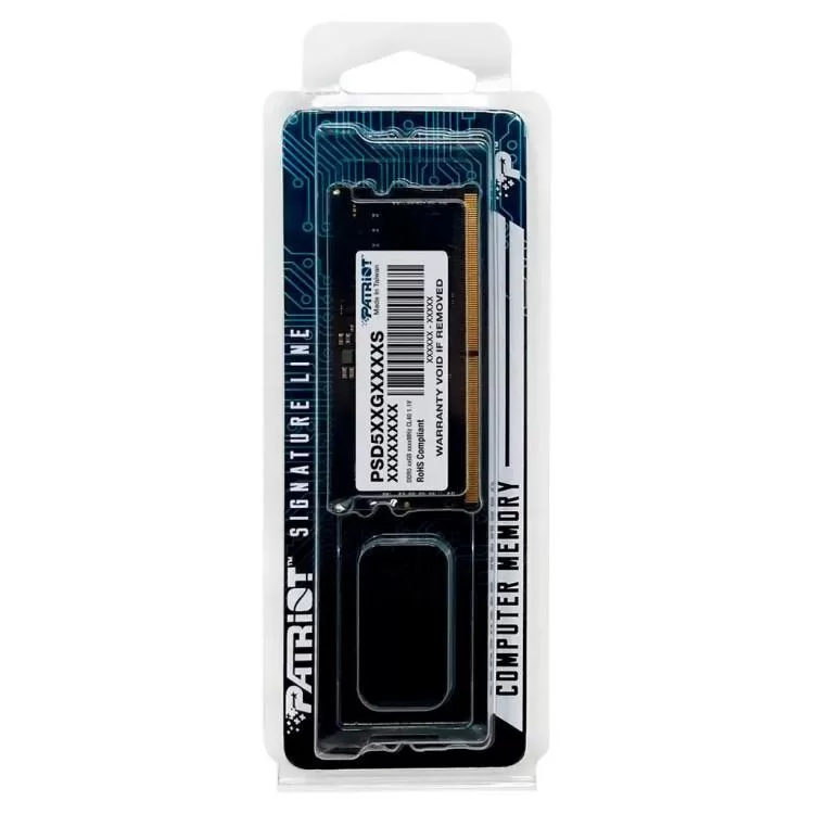 в продаже Модуль памяти для ноутбука SoDIMM DDR5 8GB 4800 MHz Patriot (PSD58G480041S) - фото 3