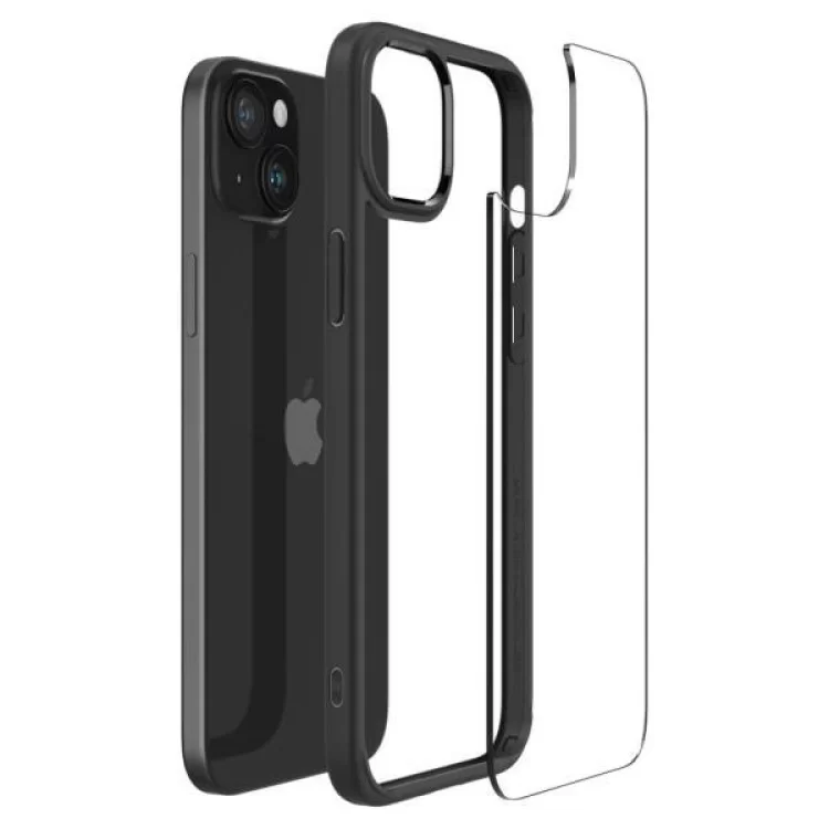 Чохол до мобільного телефона Spigen Apple iPhone 15 Plus Ultra Hybrid Matte Black (ACS06657) характеристики - фотографія 7