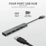 Концентратор Trust Halyx Aluminium 4-Port Mini USB Hub (23786_TRUST)