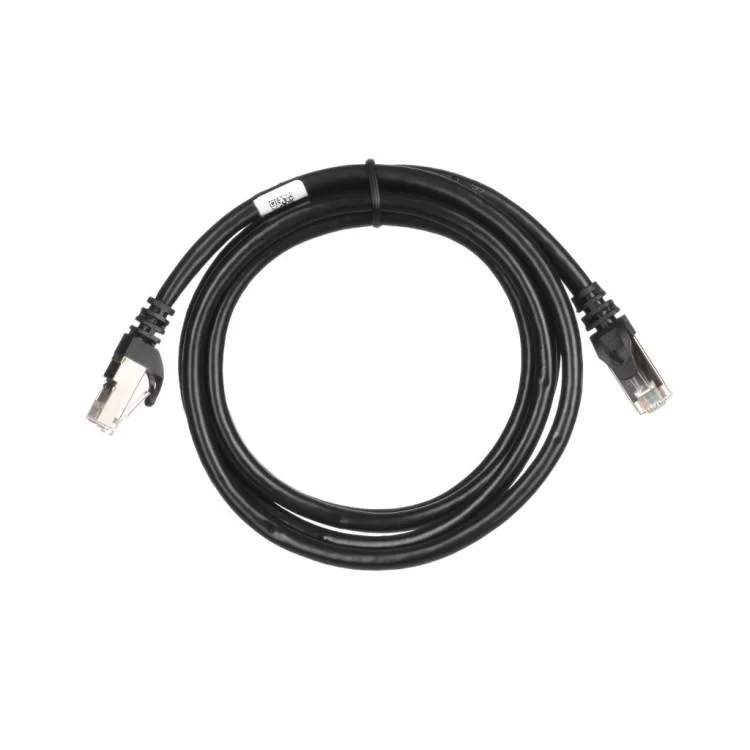 Патч-корд 1.50м S/FTP Cat 6 CU PVC 26AWG 7/0.16 black 2E (2E-PC6SFTPCOP-150BK) цена 117грн - фотография 2