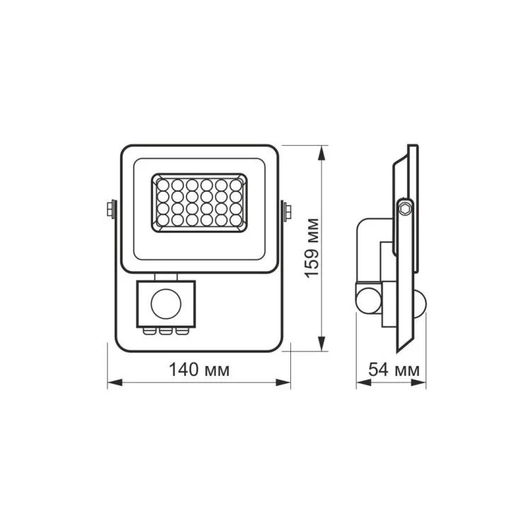 Прожектор Videx LED F2e 10W 900Lm 5000K 220V (VLE-F2e-105W-S) відгуки - зображення 5