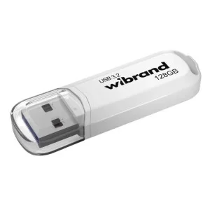 USB флеш накопичувач Wibrand 128GB Marten White USB 3.2 Gen 1 (USB 3.0) (WI3.2/MA128P10W)