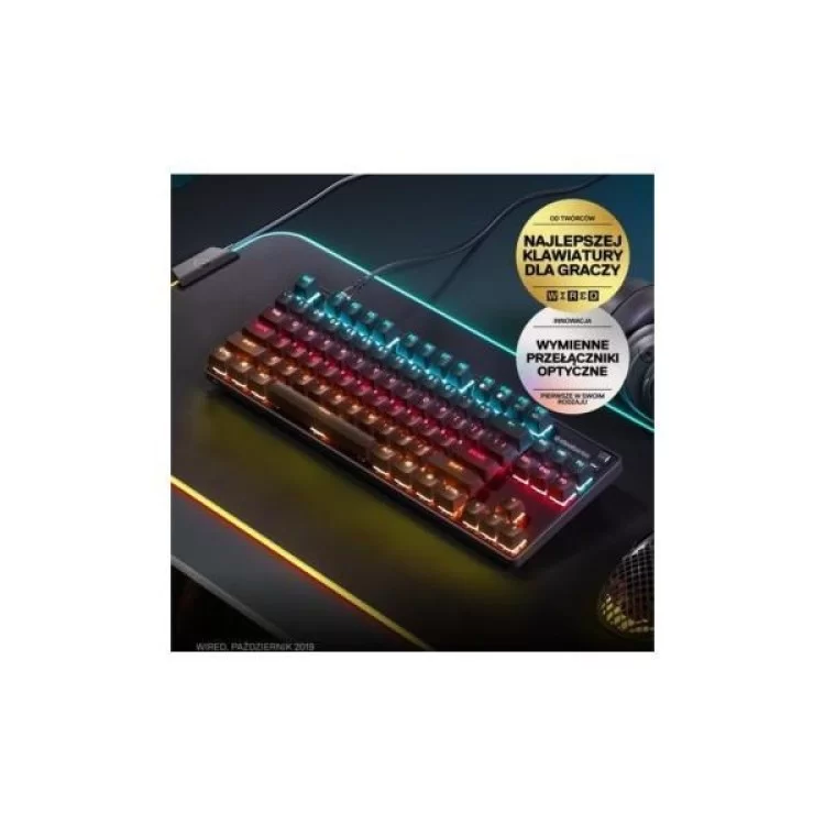 в продажу Клавіатура SteelSeries APEX 9 TKL USB Black (SS64847) - фото 3