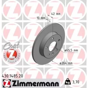Гальмівний диск ZIMMERMANN 430.1485.20