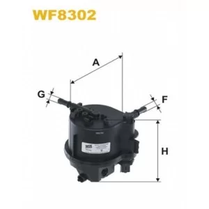 Фильтр топливный Wixfiltron WF8302