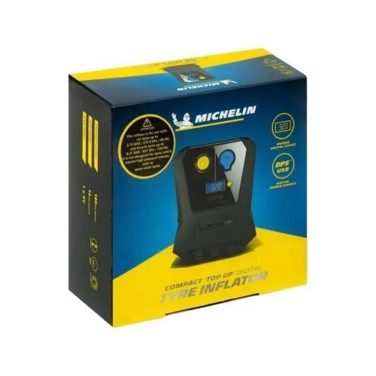 в продаже Автомобильный компрессор Michelin Compact"Top Up"DigitalTyre Inflator (73565) - фото 3