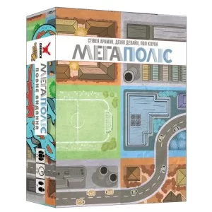 Настольная игра Geekach Games Мегаполис. Полное издание (Sprawlopolis) (GKCH201sp)