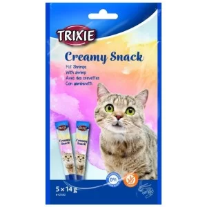Лакомство для котов Trixie Creamy Snacks креветки 5х14 г (4011905426822)