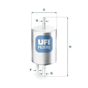 Фільтр паливний UFI 31.831.00