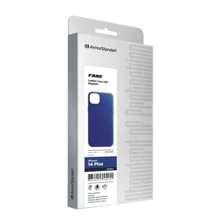 в продаже Чехол для мобильного телефона Armorstandart FAKE Leather Case Apple iPhone 14 Plus Wisteria (ARM64458) - фото 3