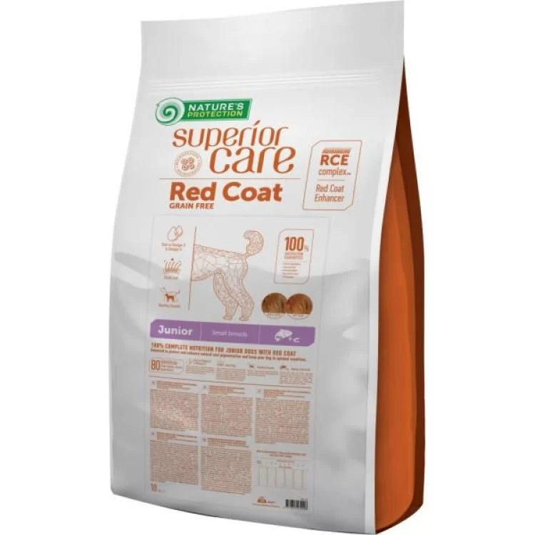 Сухой корм для собак Nature's Protection Superior Care Red Coat Grain Free Junior Mini Breeds 10 кг (NPSC47229)