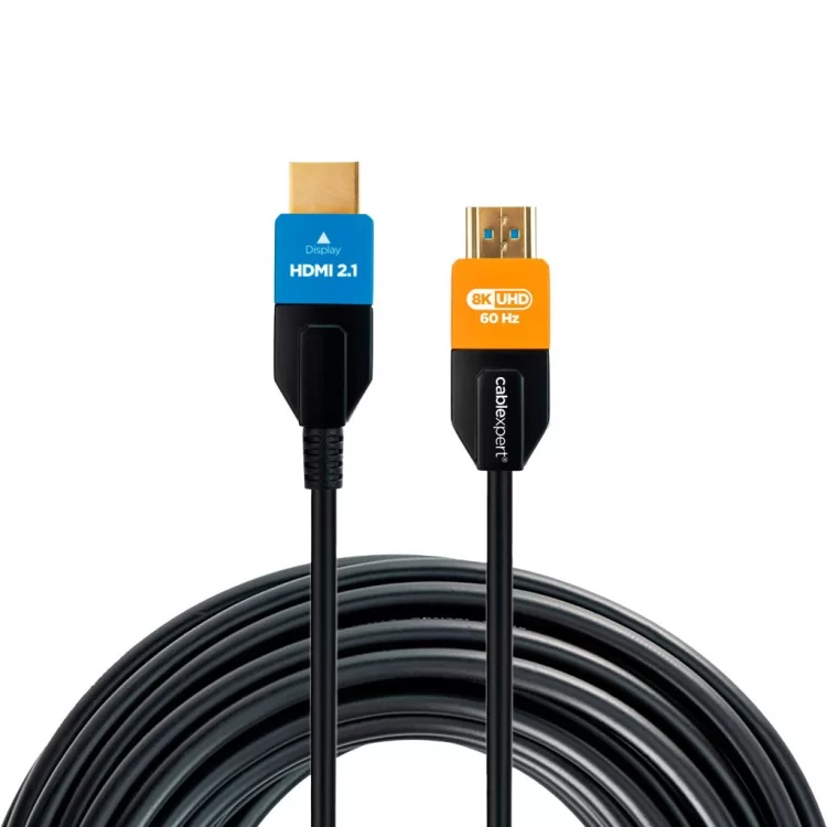 Кабель мультимедійний HDMI to HDMI 10.0m V.2.1 8K 60Hz/4K 120Hz Optic (AOC) Cablexpert (CC-HDMI8K-AOC-10M) ціна 4 589грн - фотографія 2