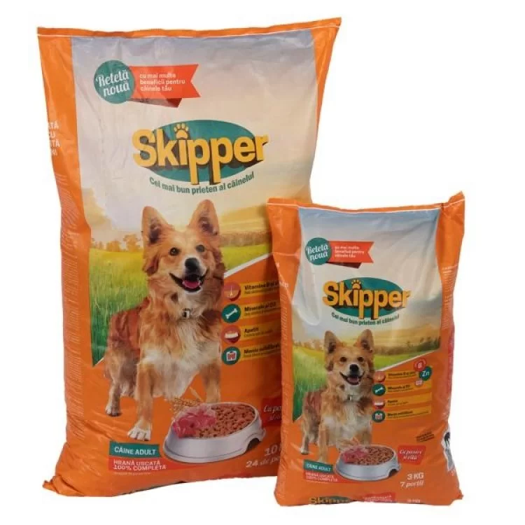 Сухой корм для собак Skipper курица и говядина 3 кг (5948308003536) характеристики - фотография 7