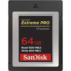 Карта пам'яті SanDisk 64GB CFexpress Extreme Pro (SDCFSP-256G-G46D)