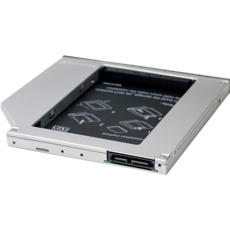 Фрейм-перехідник Grand-X HDD 2.5'' to notebook 9.5 mm ODD SATA/mSATA (HDC-24) ціна 551грн - фотографія 2