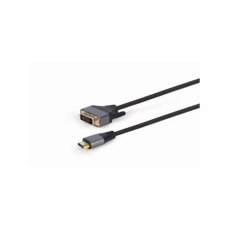 Кабель мультимедійний HDMI to DVI 1.8m 18+1pin, 4K 30Hz Cablexpert (CC-HDMI-DVI-4K-6) ціна 797грн - фотографія 2