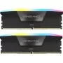 Модуль памяти для компьютера DDR5 96GB (2x48GB) 5200 MHz Vengeance RGB Black Corsair (CMH96GX5M2B5200C38)