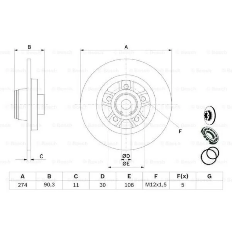 Тормозной диск Bosch 0 986 479 015 отзывы - изображение 5