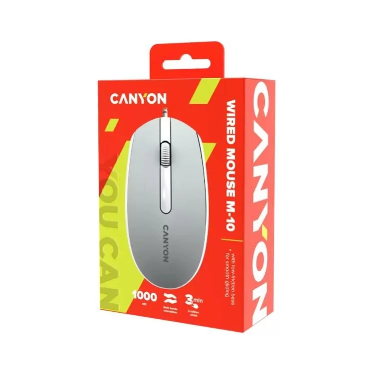 Мишка Canyon M-10 USB Dark Grey (CNE-CMS10DG) інструкція - картинка 6