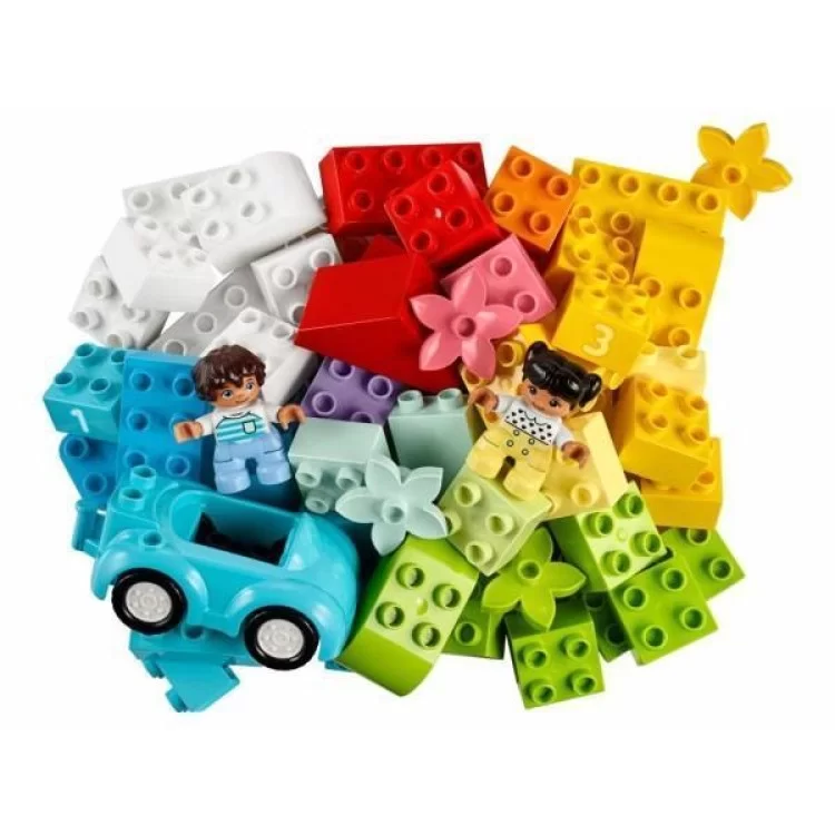 Конструктор LEGO DUPLO Classic Коробка з кубиками 65 деталей (10913) ціна 976грн - фотографія 2