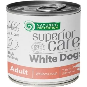Консерви для собак Nature's Protection White Dogs All Breeds Adult Salmon and Tuna суп 140 мл (KIKNPSC63360)