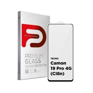 Скло захисне Armorstandart Full Glue TECNO Camon 19 Pro 4G (CI8n) Black (ARM63697)