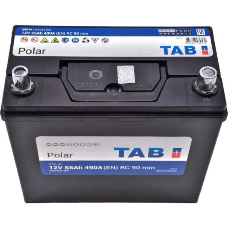 Акумулятор автомобільний TAB 55 Ah/12V Polar S Euro Japan (246 855) ціна 3 487грн - фотографія 2