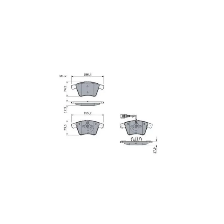 Тормозные колодки Bosch 0 986 494 107 цена 1 849грн - фотография 2