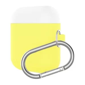 Чехол для наушников Armorstandart Hang Case для Apple AirPods Yellow/White (ARM53767)