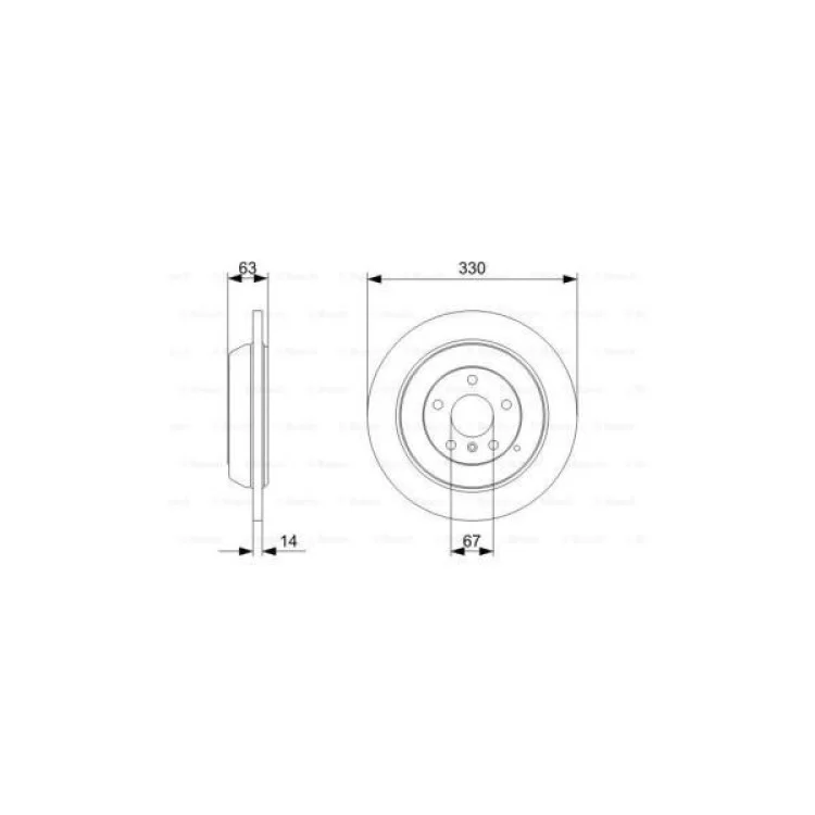 Гальмівний диск Bosch 0 986 479 330 відгуки - зображення 5