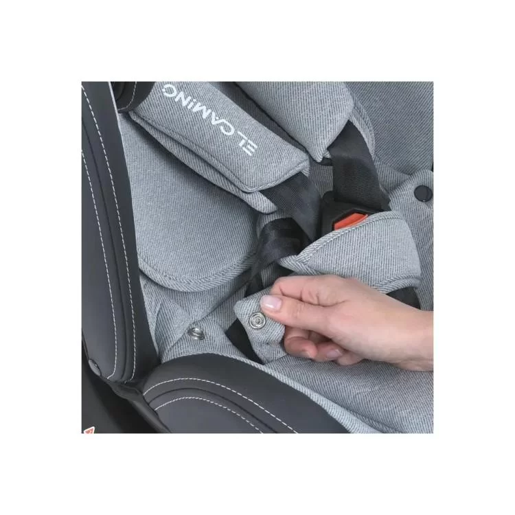 Автокресло El Camino EVOLUTION 2 360 ISOFIX (0-36кг) (ME 1045-1 royal gray) - фото 11